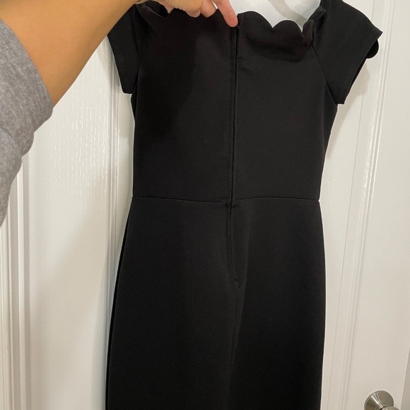 Off The Shoulder Womens Short Sleeve Sheath Dress - Picture 4 of 5